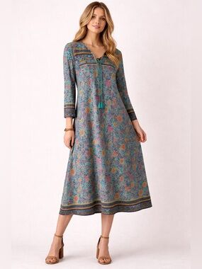 Bohemian-style midi dress